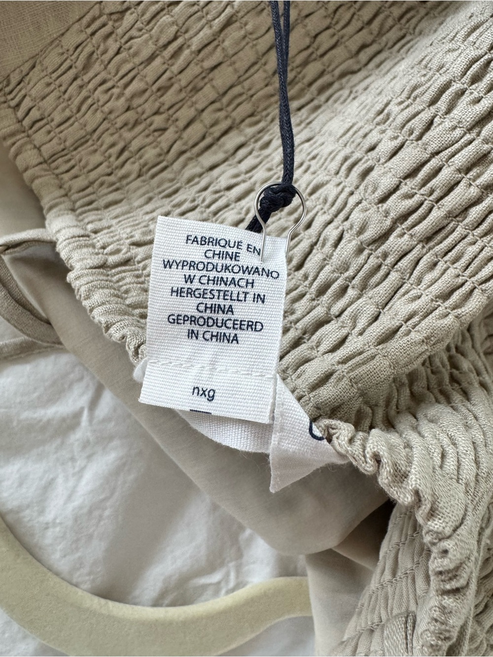 Lucky Brand Embroidered belted tiered linen maxi dress - Picture 10 of 11